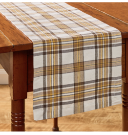Park Designs 54" Table Runner - Maize Plaid