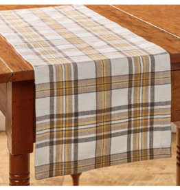 Park Designs 36" Table Runner - Maize Plaid