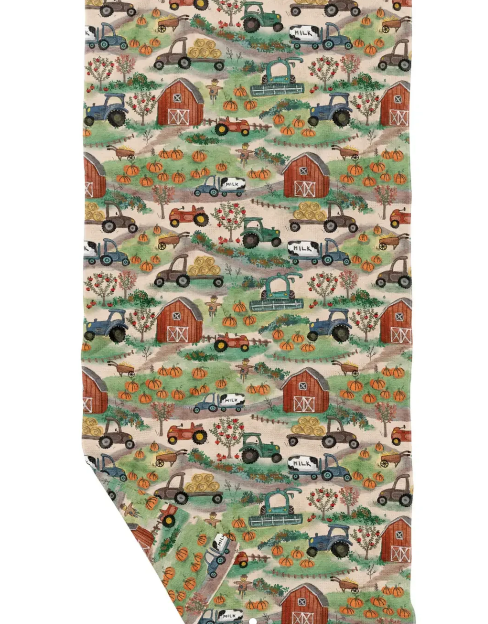 June Apothicarie Fall on the Farm Double Sided Recycled Dish Towel
