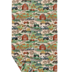 June Apothicarie Fall on the Farm Double Sided Recycled Dish Towel