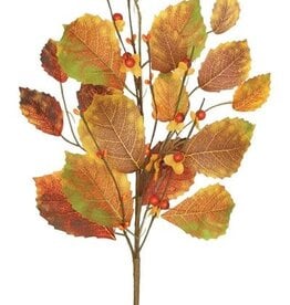 Select Artificials 21" Fall Leaf & Berry Pick