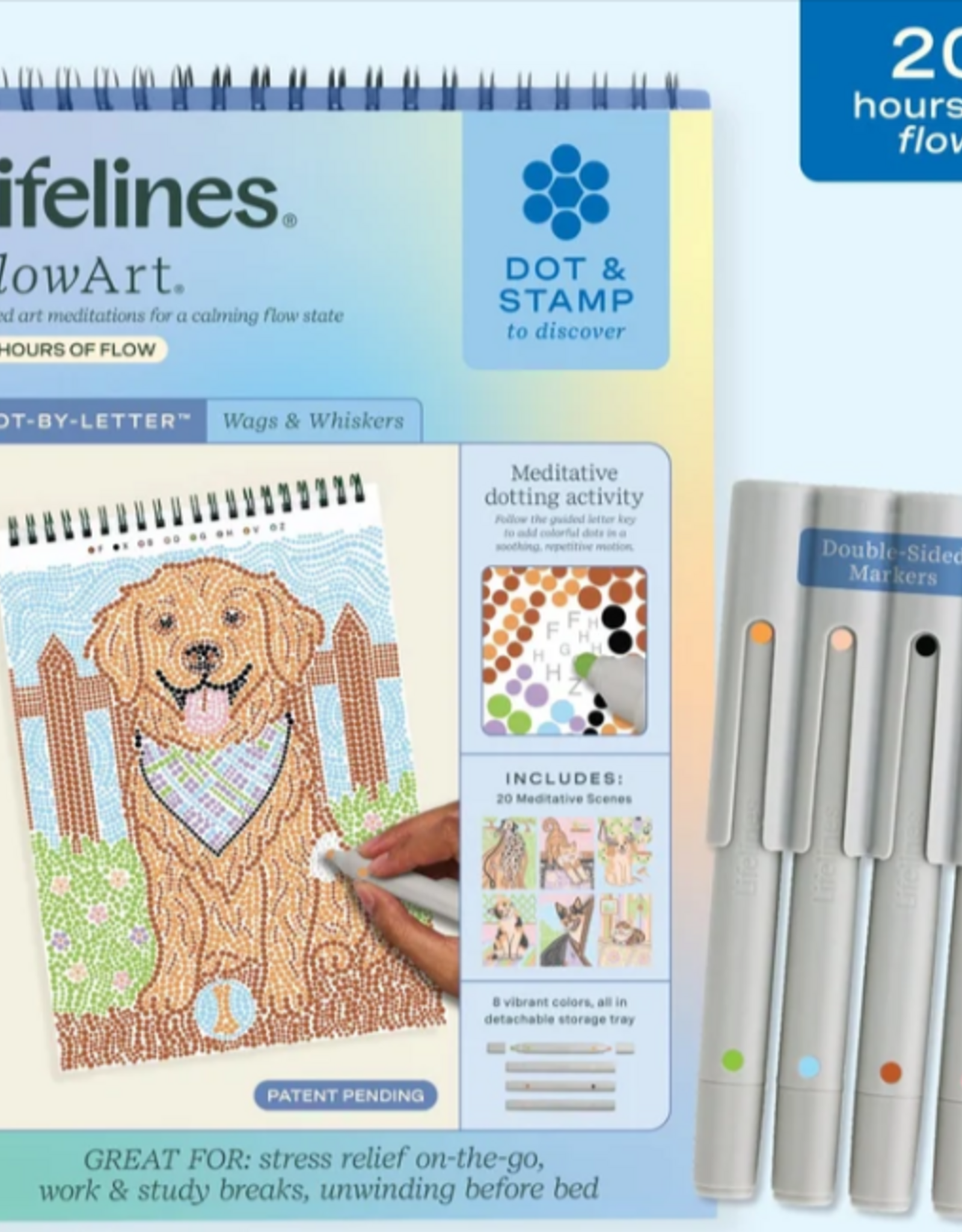 Lifelines FlowArt® - Dot-by-Letter - Wags & Whiskers