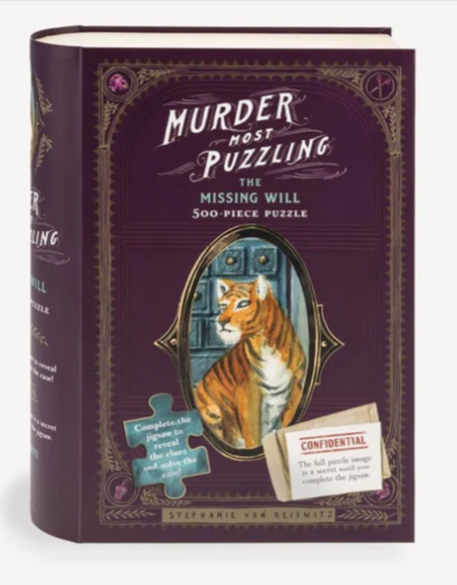 Chronicle Books Murder Most Puzzling: The Missing Will 500 Piece Puzzle