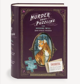 Chronicle Books Murder Most Puzzling: The Missing Will 500 Piece Puzzle
