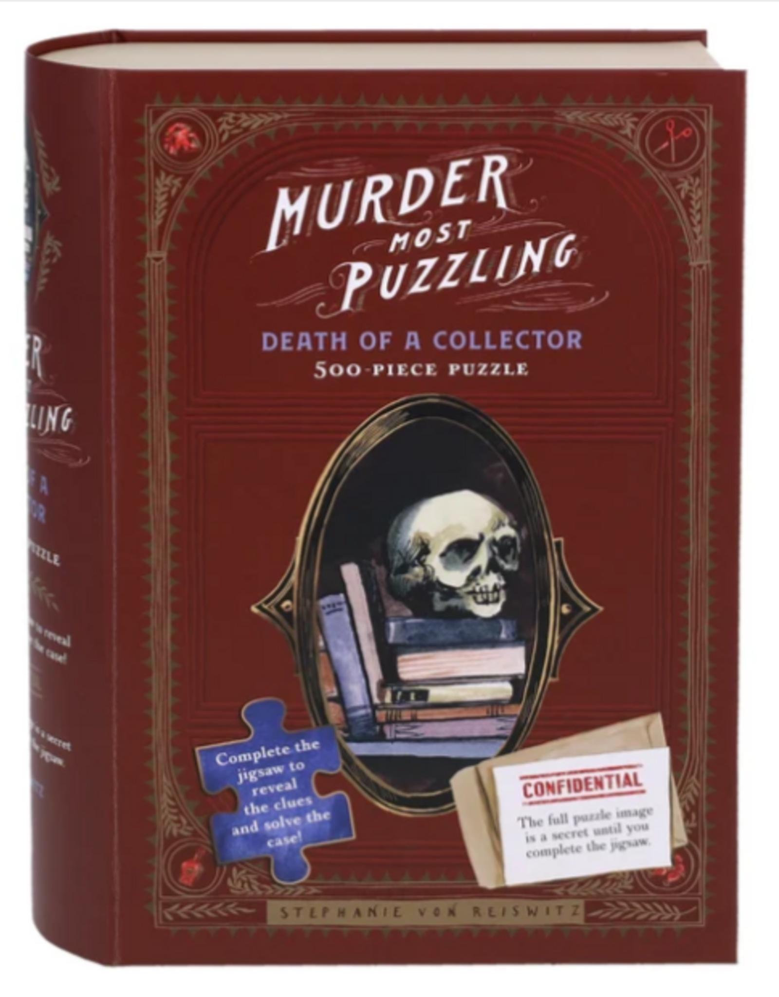 Chronicle Books Murder Most Puzzling: Death of a Collector 500 Piece Puzzle
