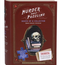 Chronicle Books Murder Most Puzzling: Death of a Collector 500 Piece Puzzle