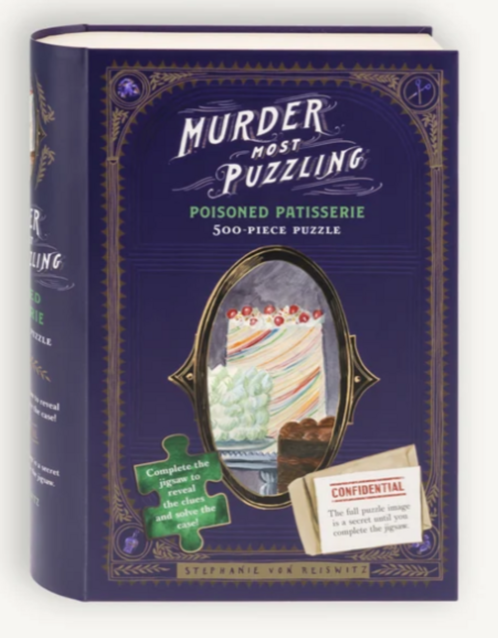 Chronicle Books Murder Most Puzzling: Poisoned Patisseri 500 Piece Puzzle