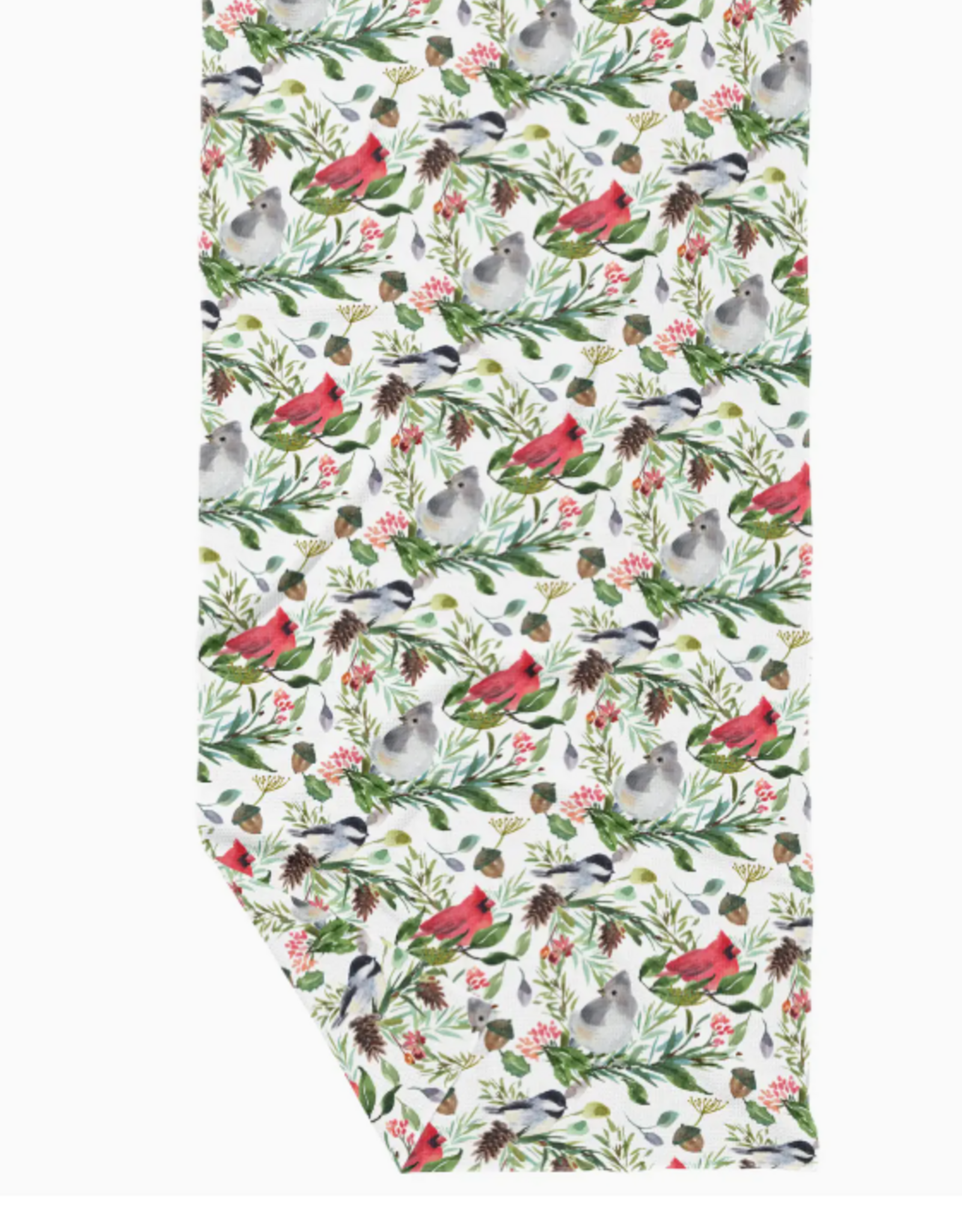 June Apothicarie Forest Birds Double Sided Waffle Dish Towel