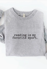 Oat Collective Reading is My Favorite Sport Crew Sweatshirt