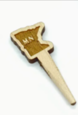 Cast & Carve Cribbage Peg Pair - Minnesota