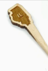 Cast & Carve Cribbage Peg Pair - Illinois
