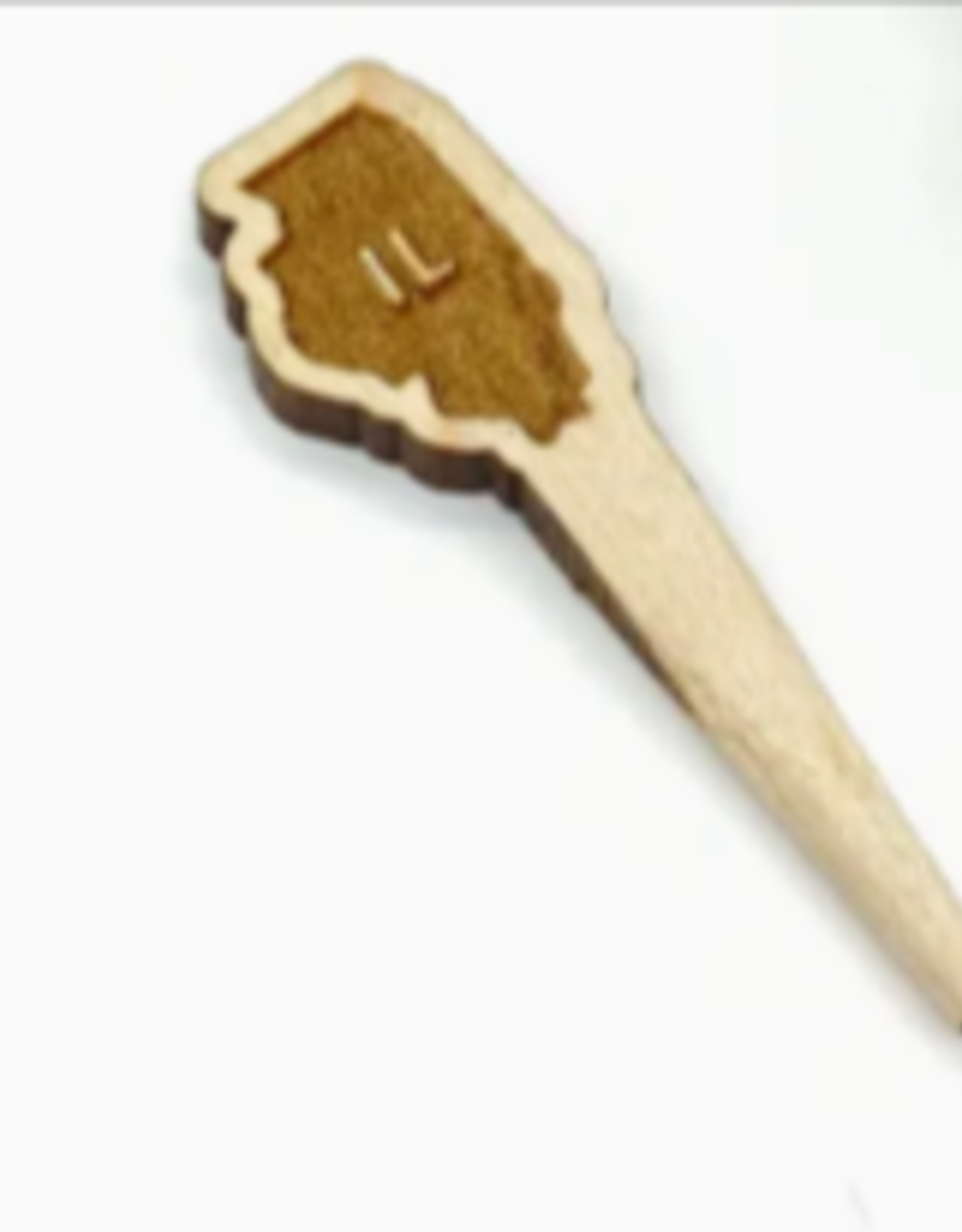 Cast & Carve Cribbage Peg Pair - Illinois