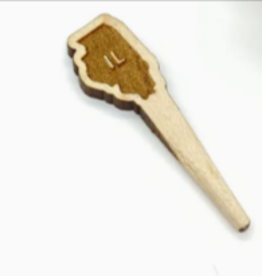 Cast & Carve Cribbage Peg Pair - Illinois