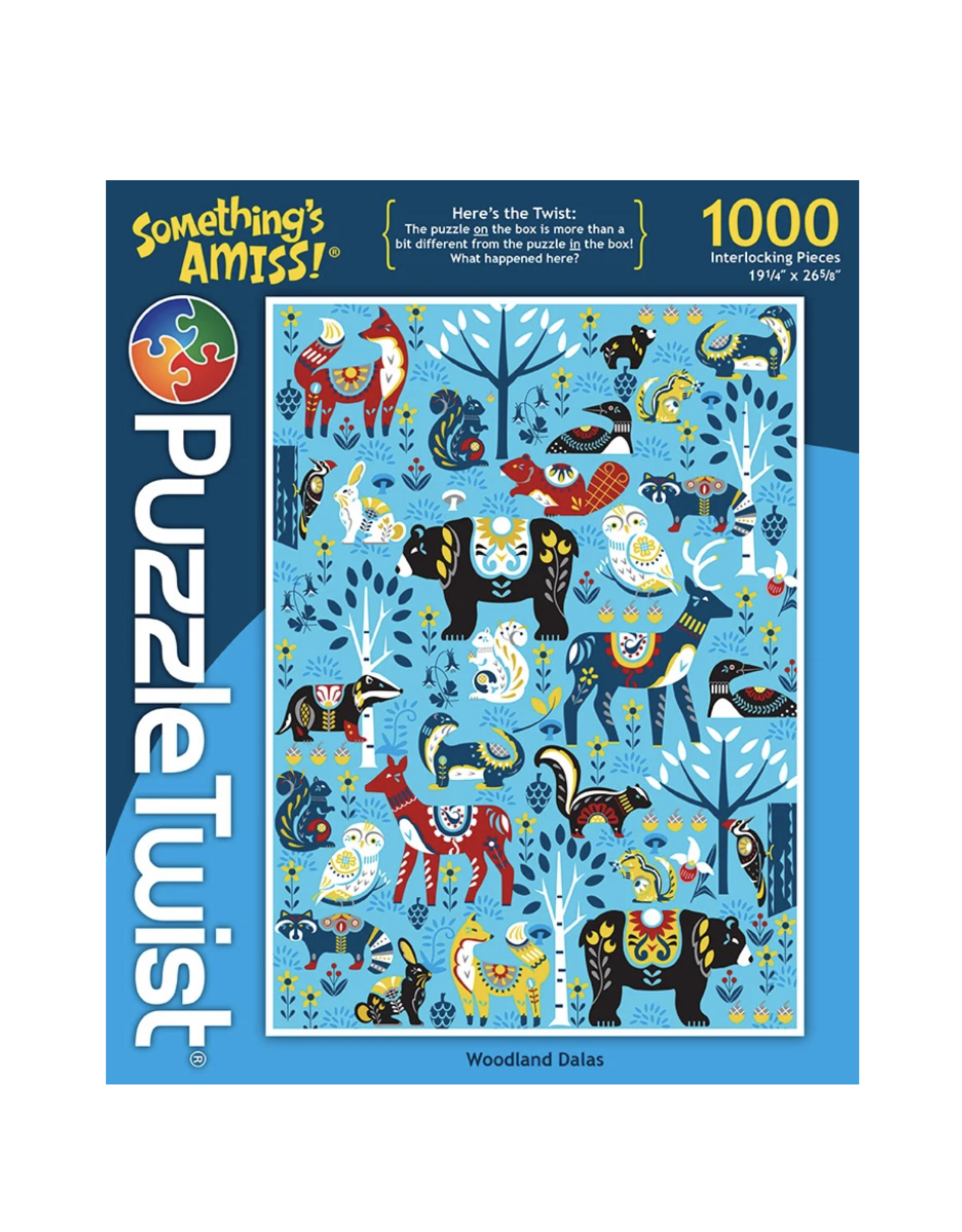 Something's Amiss Woodland Dalas 500 Piece Puzzle Twist