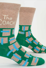 Blue Q The Coach Men's Crew Socks