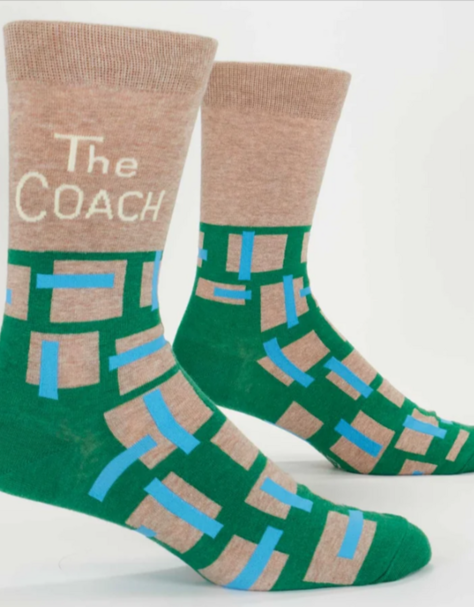 Blue Q The Coach Men's Crew Socks