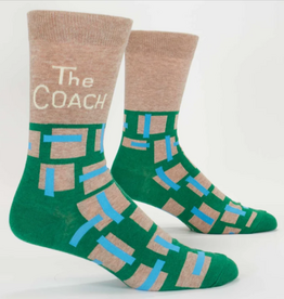 Blue Q The Coach Men's Crew Socks