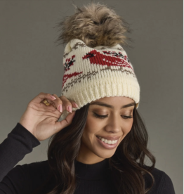 Panache Ivory Cardinal Pom Hat