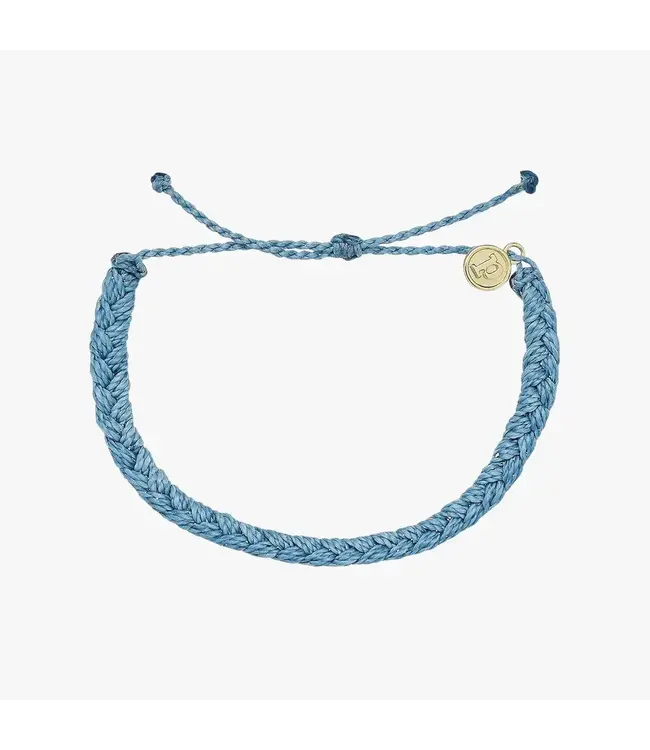 Pura Vida Bracelet tressé : Sky Blue : Adult One Size