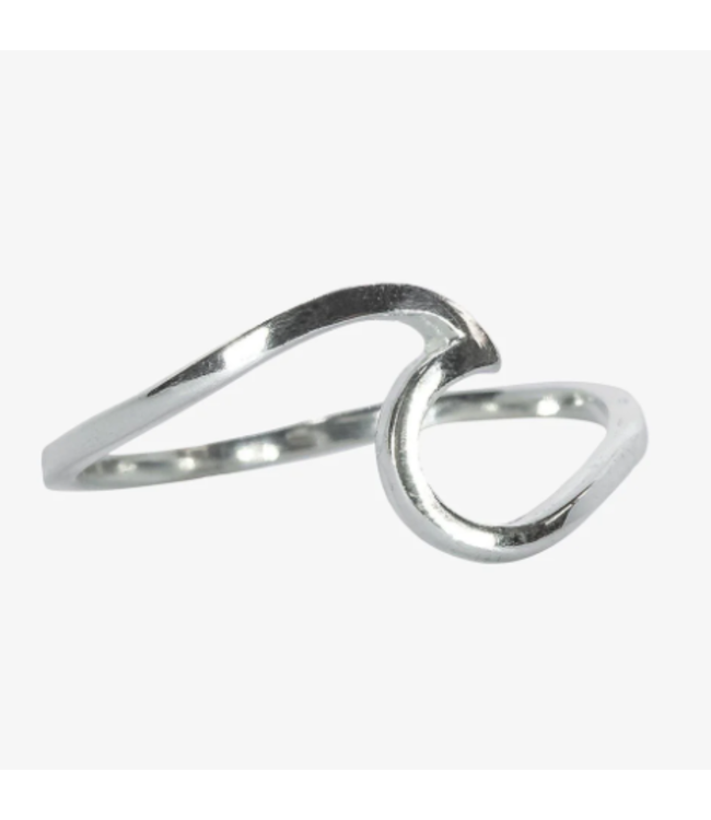 Pura Vida Wave Ring SILVER Size 7