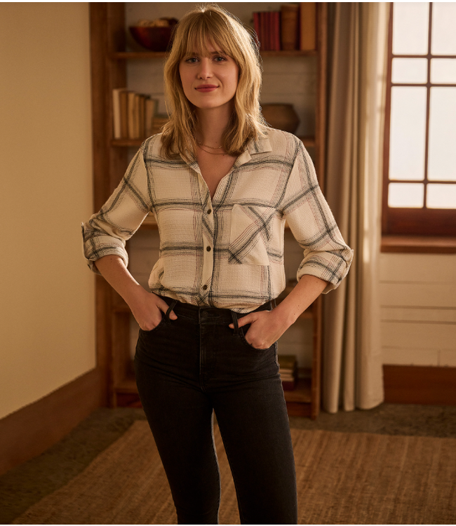 Hatley HATLEY CHEMISE LILA BUTTON DOWN CPL1755