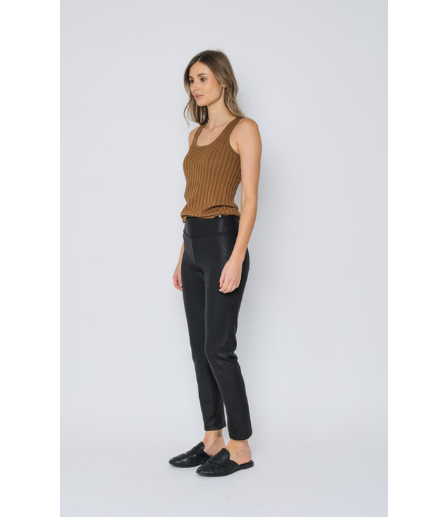 Orb ORB AUDREY-FAUX LEATHER ANKLE PANT43-1301