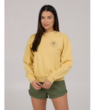 Salty Crew SALTY CREW CREWNECK QUEEN PALM FEMME (20335346W)