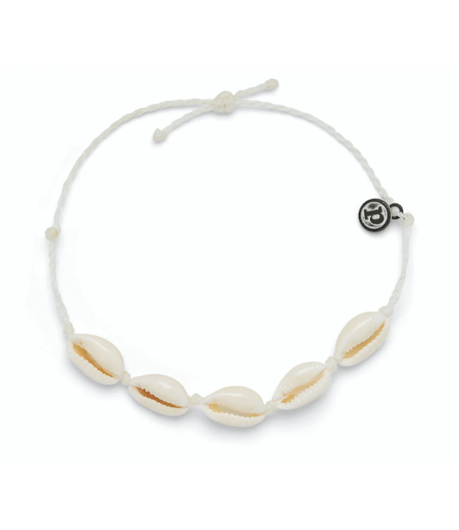 Pura Vida PURA VIDA BRACELET CHEVILLE KNOTTED COWRIES (10BRPK1361)