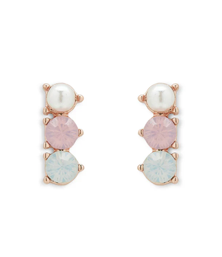 Pura Vida PURA VIDA BOUCLE D'OREILLE 3-STONE DROP STUD (38152)