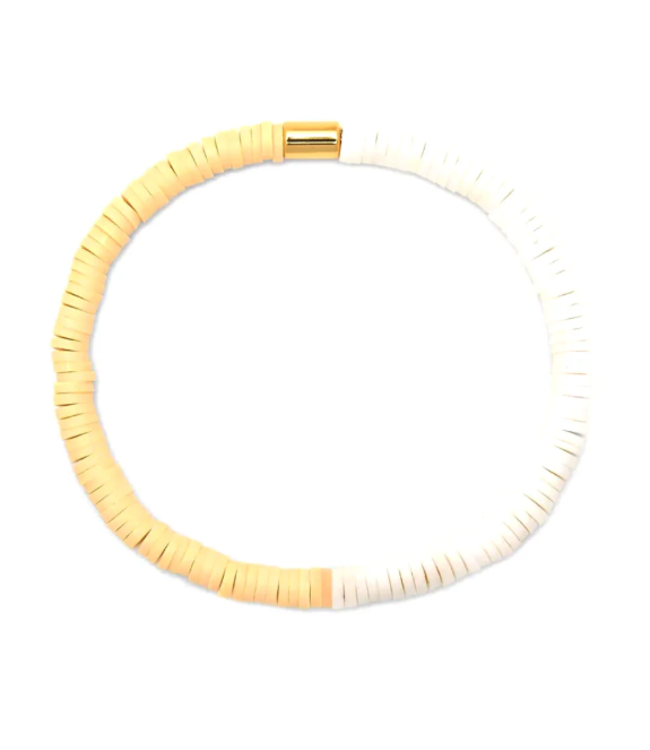 Pura Vida PURA VIDA BRACELET SEASCAPE VINYL DISC STRETCH (51429)