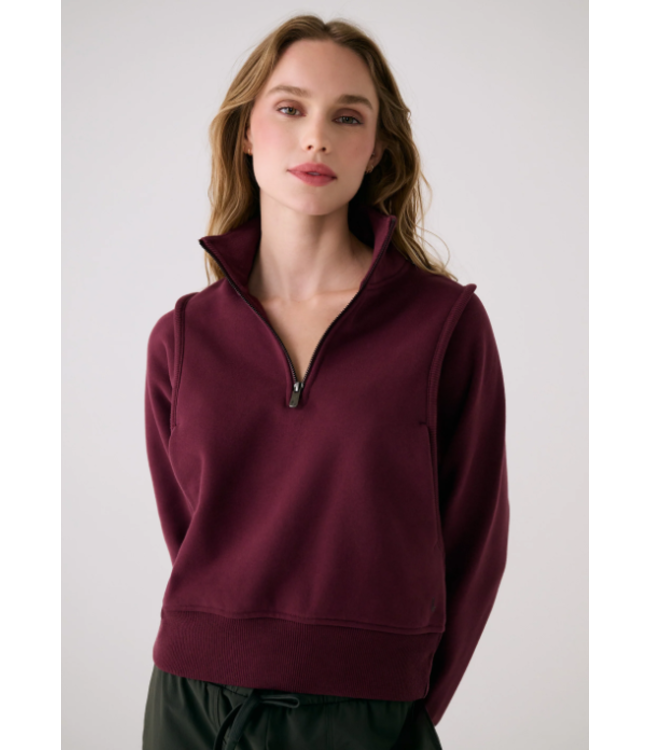 Lole LOLE HAUT DEMI ZIP YONDER (LSW4650)