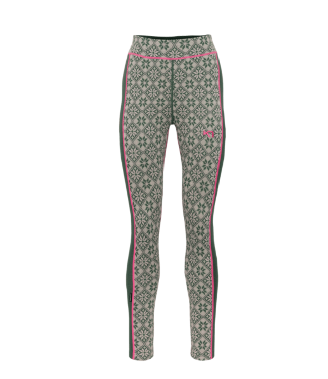 Kari Traa KARI TRAA COMBINE TAILLE HAUTE ROSE MERINO (622873)