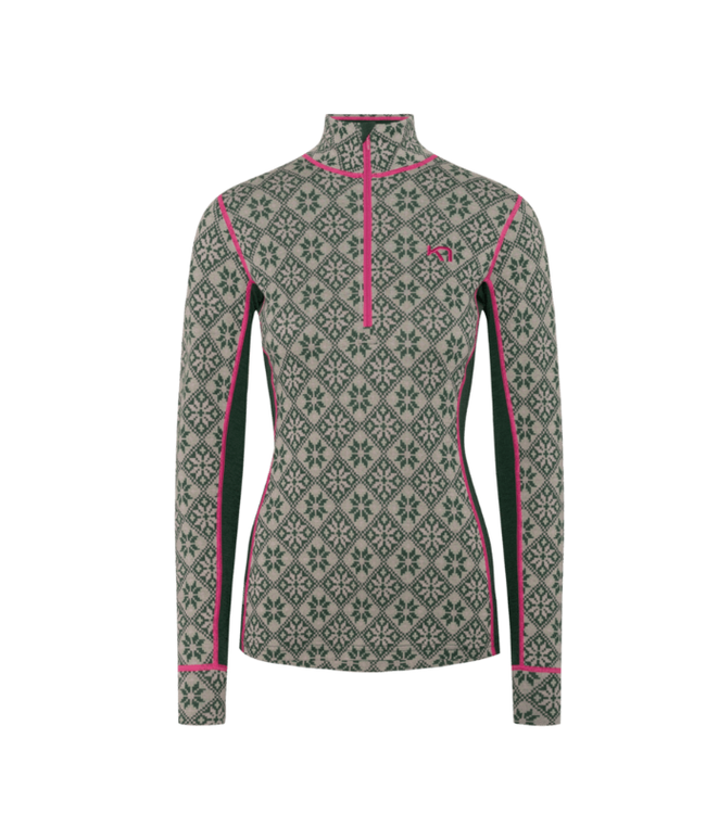 Kari Traa KARITRAA BASELAYER ROSE HALFZIP MERINO (622691)