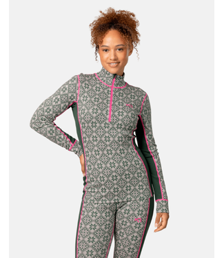 Kari Traa KARITRAA BASELAYER ROSE HALFZIP MERINO (622691)