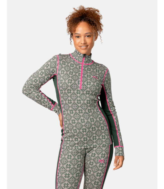 Kari Traa KARITRAA BASELAYER ROSE HALFZIP MERINO (622691)