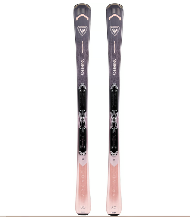 Rossignol SKI ROSSIGNOL ARCADE 80 FEMME + XP10 SHINY BLK