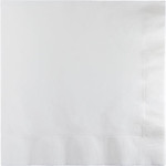 Touch of Color White 2-Ply Lunch Napkins - 50ct.