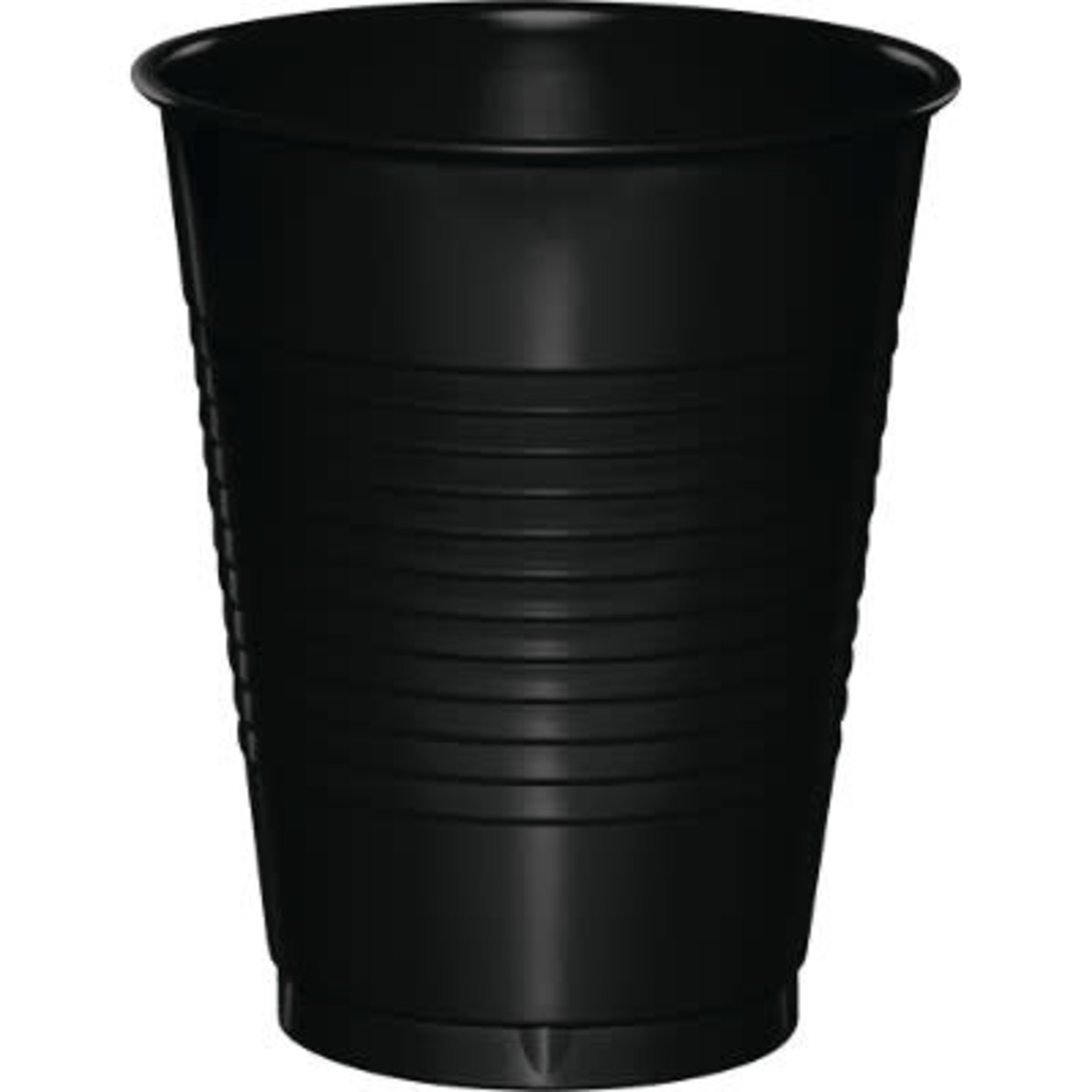 Touch of Color 16oz. Black Plastic Cups - 20ct.