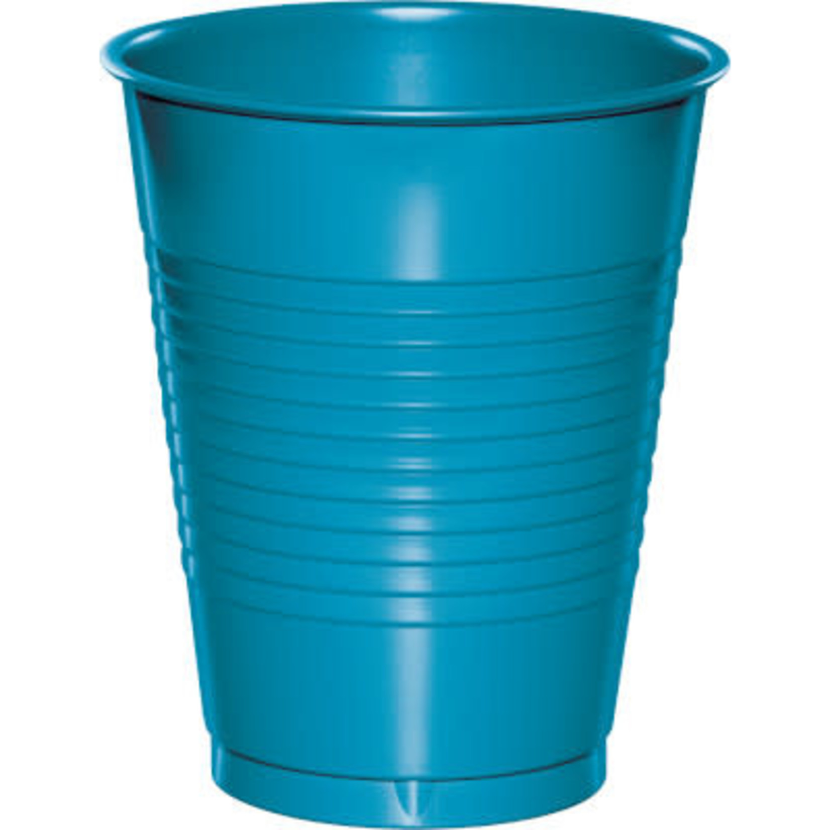 Touch of Color 16oz. Turquoise Blue Plastic Cups - 20ct.