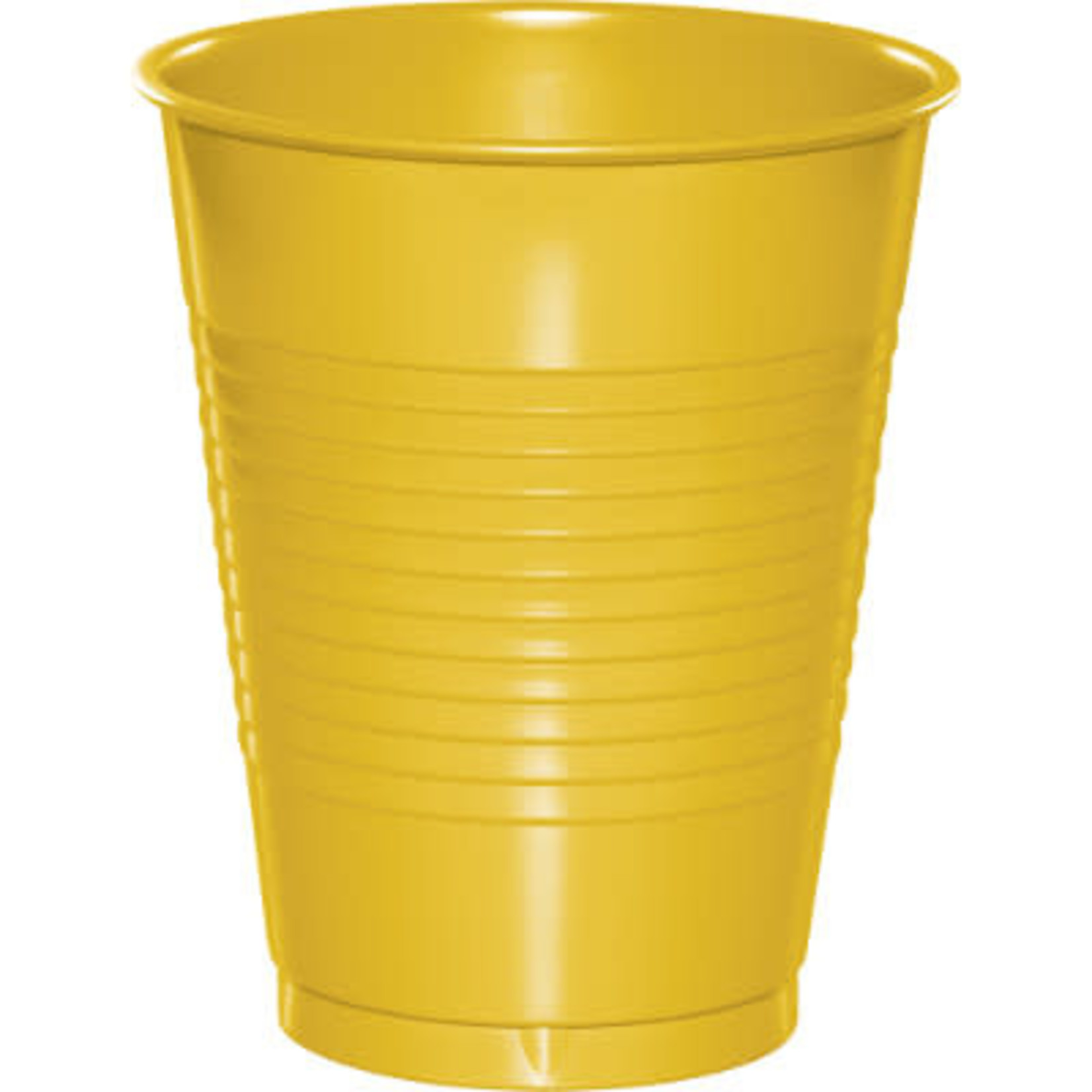 Touch of Color 16oz School Bus Yellow Plastic Cups - 20ct.
