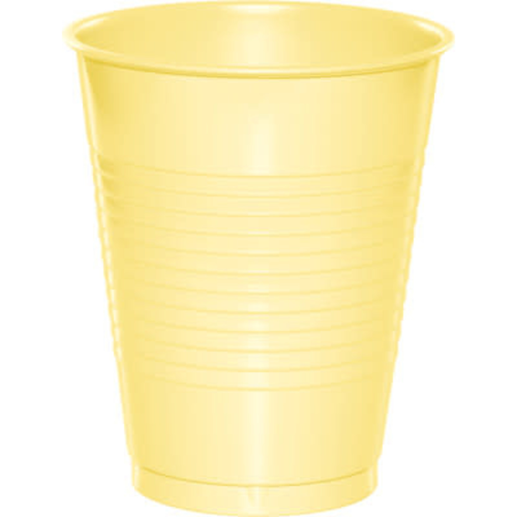 Touch of Color 16oz. Mimosa Yellow Plastic Cups - 20ct.