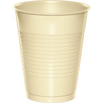 Touch of Color 16oz. Ivory Plastic Cups - 24ct.