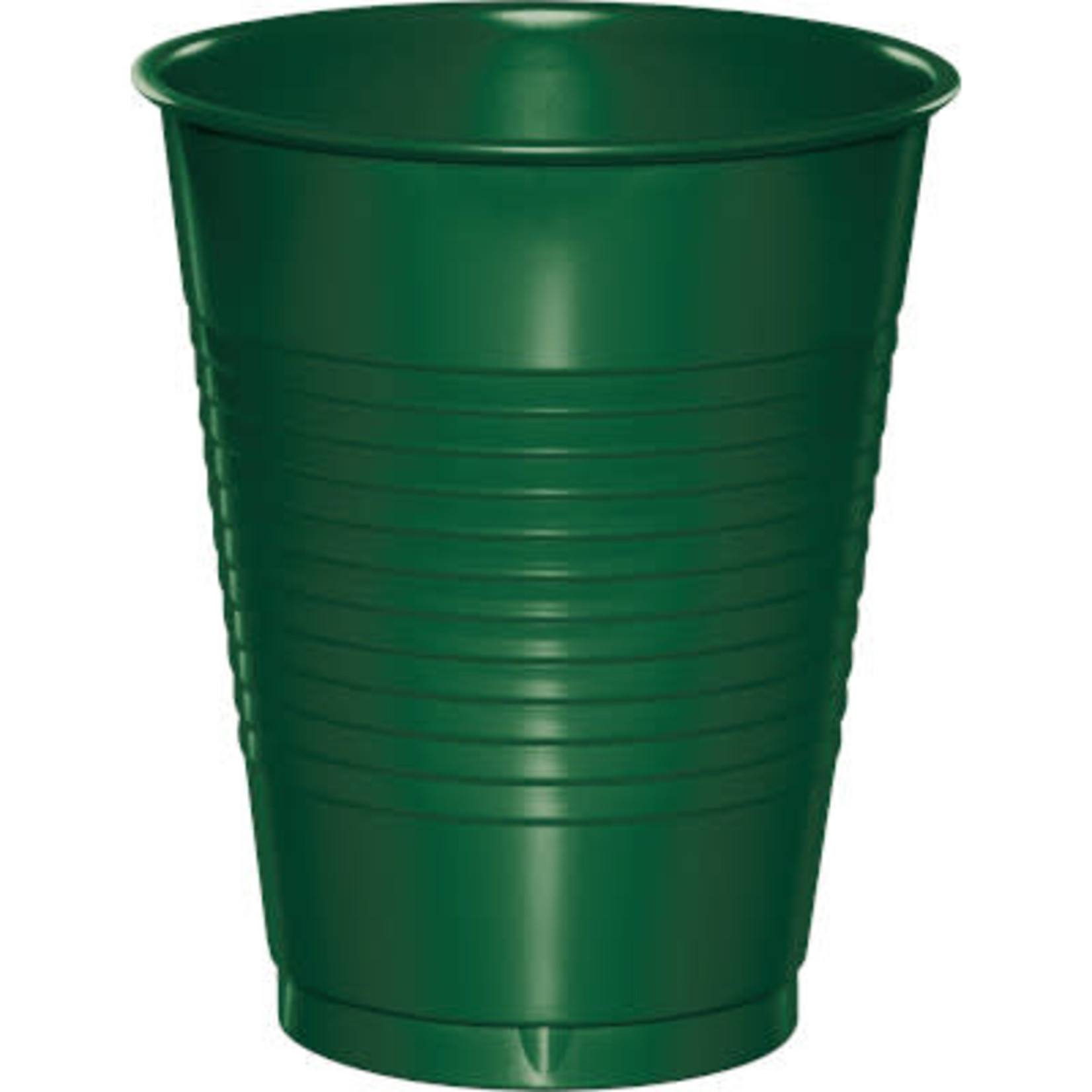 Touch of Color 16oz. Hunter Green Plastic Cups - 20ct.