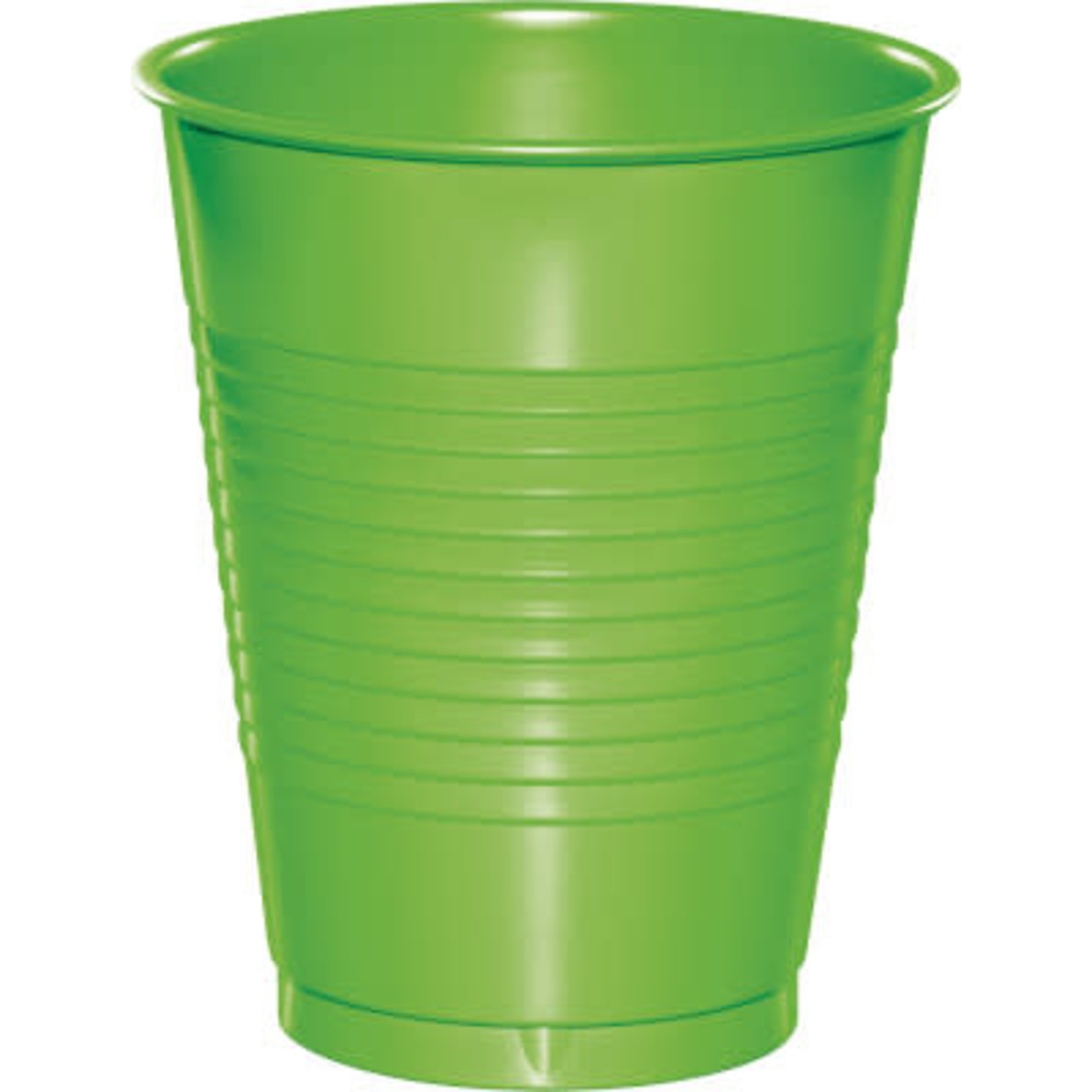 Touch of Color 16oz. Lime Green Plastic Cups - 20ct.