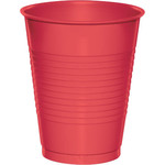 Touch of Color 16oz. Coral Plastic Cups - 20ct.