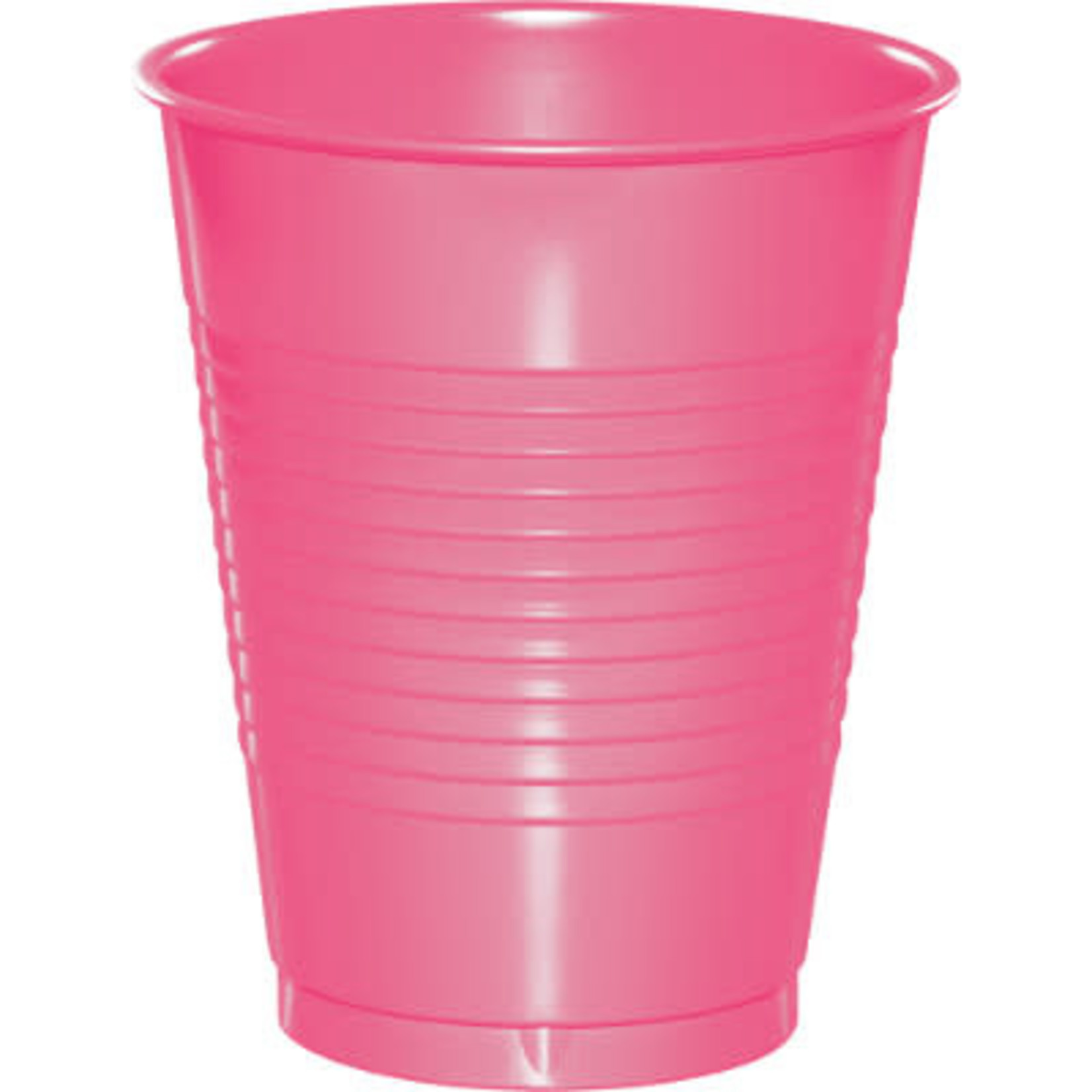 Touch of Color 16oz. Candy Pink Plastic Cups - 20ct.