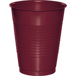 Touch of Color 16oz. Burgundy Plastic Cups - 20ct.