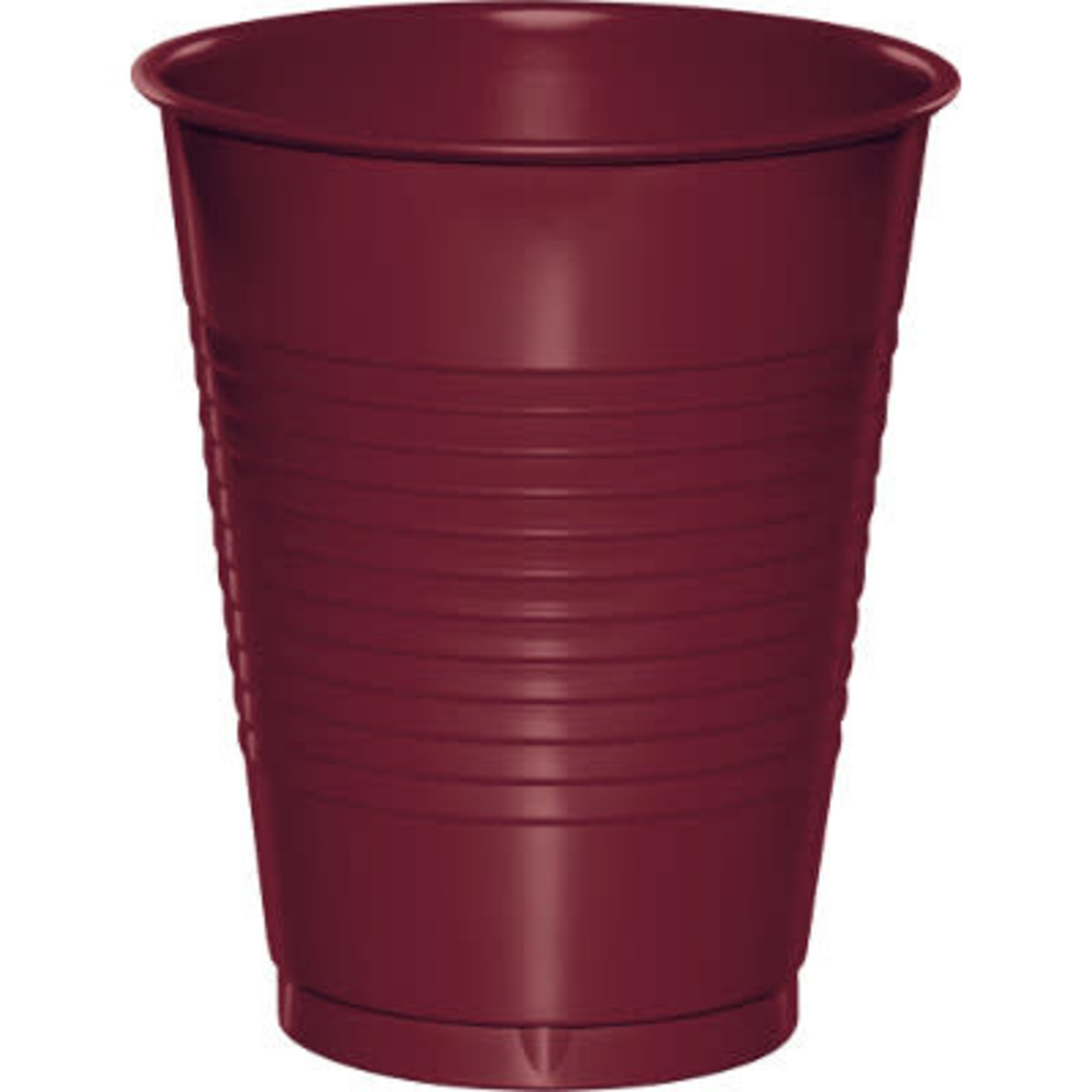 Touch of Color 16oz. Burgundy Plastic Cups - 20ct.