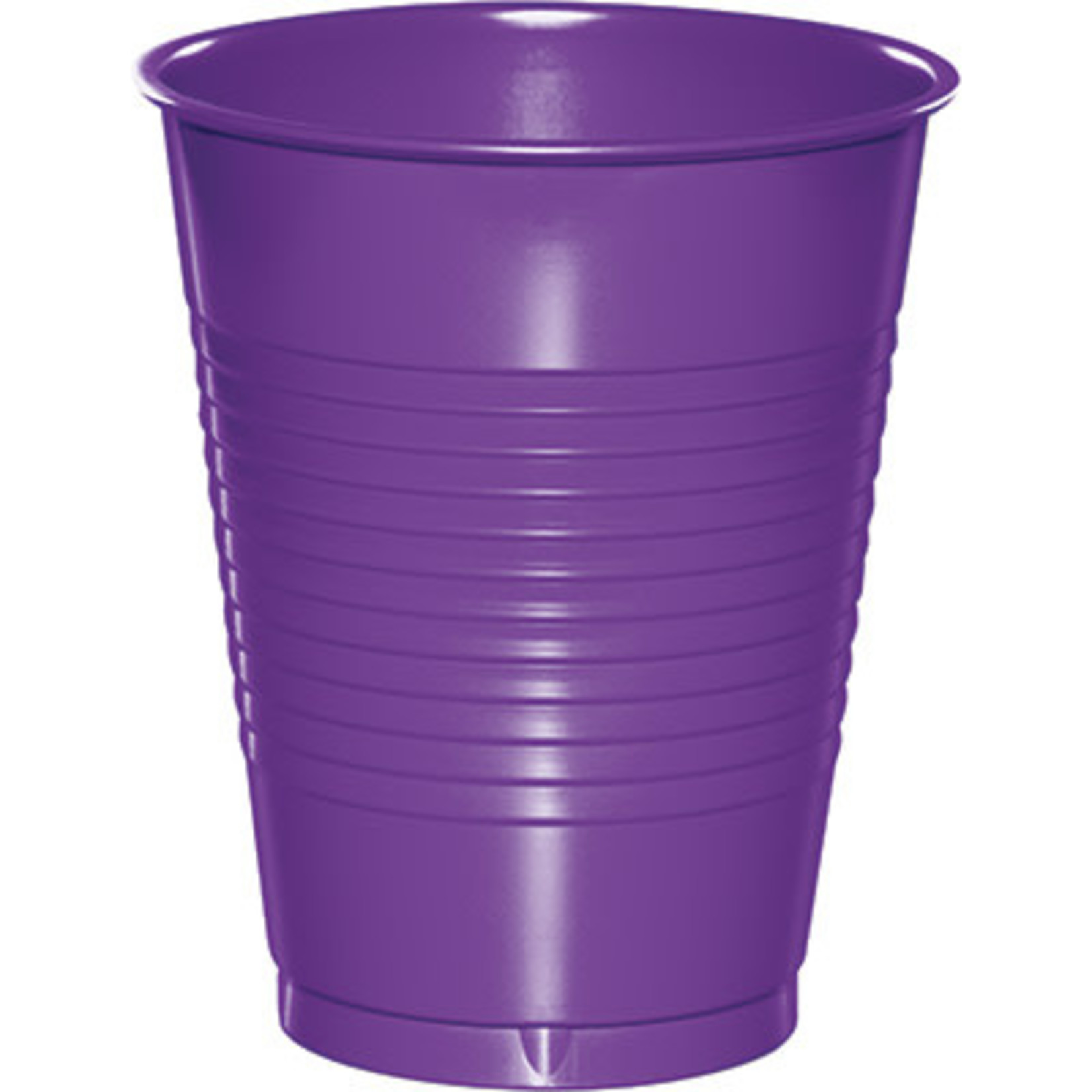 Touch of Color 16oz. Amethyst Purple Plastic Cups - 20ct.