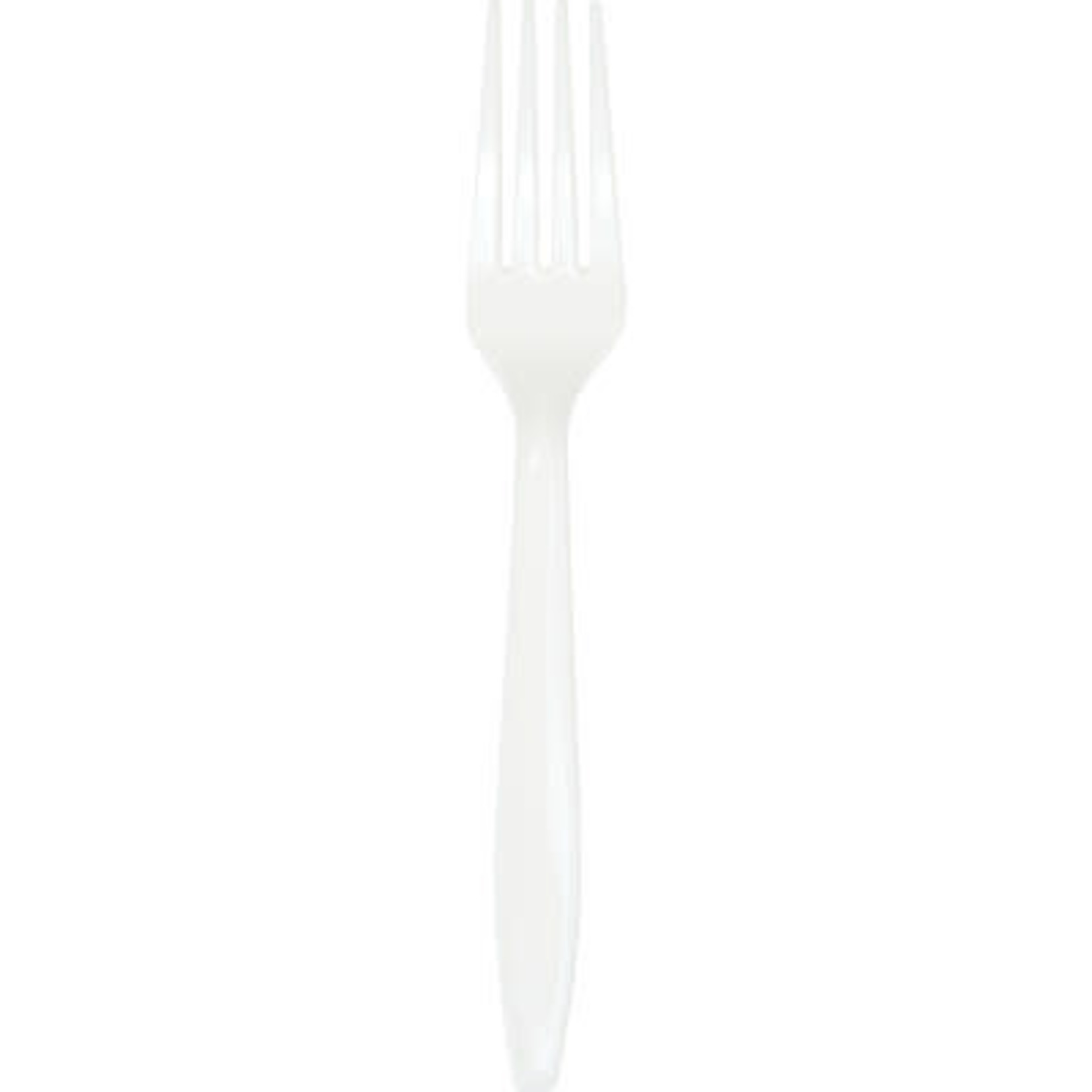 Touch of Color White Premium Plastic Forks - 24ct.
